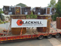 Two Pile Caps for Hinkley Point C temporary jetty - a total of 30 were manufactured by Blackhill Engineering for this structure